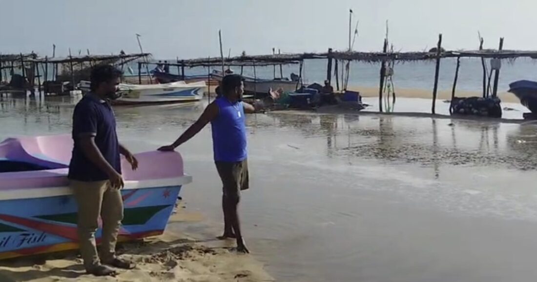 வாடிகளுக்குள் புகுந்த கடல்நீர்