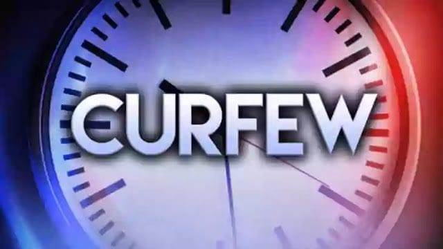 இரவு 8 மணி முதல் காலை 5 மணிவரை ஊரடங்கு! 1 curfew 67567