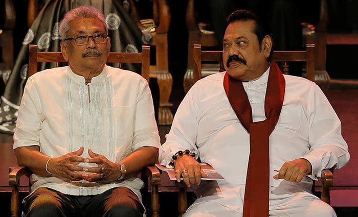 ராஜபக்சக்கள் பயணங்களுக்கு 40 மில்லியன்!! 1 gotabaya rajapaksa with mahinda rajapaksa 2 1
