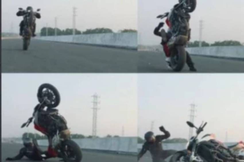 நடிகர் அஜித் பைக்கில் இருந்து விழுந்த பிறகு எடுத்த முடிவு! 1 Ajith