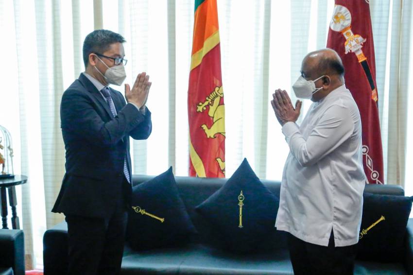 சபாநாயகரைச் சந்தித்தார் சீனத் தூதுவர்! 1 China ambos