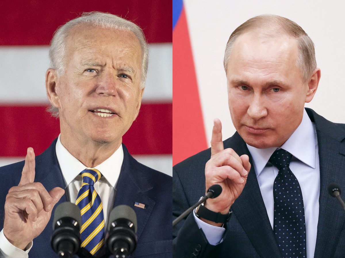 ரஷ்ய அதிபர் புடின் மீது பொருளாதார தடை விதிக்கும் பைடன்!! 1 Biden Putin