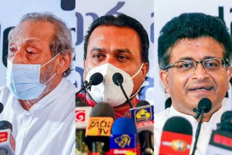 19 ஐ வலுப்படுத்தும் வரைபைத் தயாரித்தனர் சுயாதீன எம்.பிக்கள்! - நாளை சபாநாயகரிடம் கையளிப்பு 1 விமல் கம்மன்பில வாசுதேவ 1 1