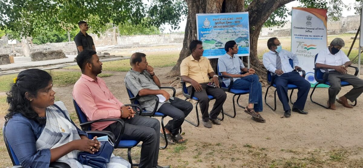 யாழ். பல்கலை மாணவர்களுக்கான தொல்லியல் சார் தொழில்நுட்பங்கள் தொடர்பான பயிற்சி வழங்கும் நிகழ்வு! 3 20220707 094155 scaled