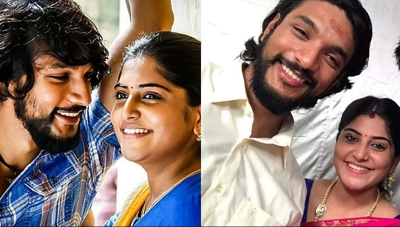 நிச்சயதார்த்த விழாவில் கௌதம் கார்த்திக் - மஞ்சிமா மோகன்..வைரல் புகைப்படம்! 1 Capturej