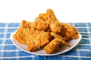 depositphotos 27939507 stock photo golden fried chicken on plate