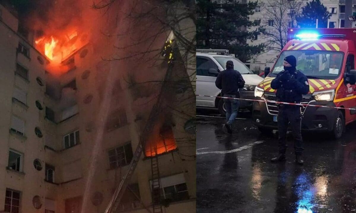 அடுக்குமாடி குடியிருப்பில் தீ - 10 பேர் உயிரிழப்பு 1 fire